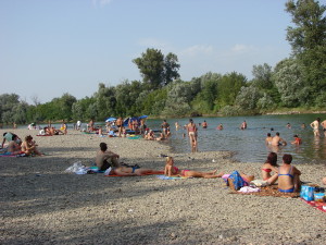 Szabad strand Tiszabecs